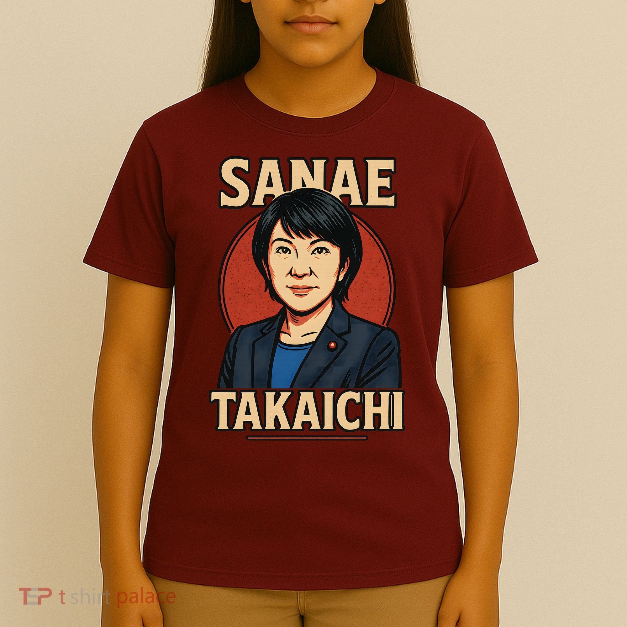Sanae Takaichi Retro Japanese Politician Political T-Shirt