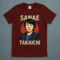 Sanae Takaichi Retro Japanese Politician Political T-Shirt thumb 5