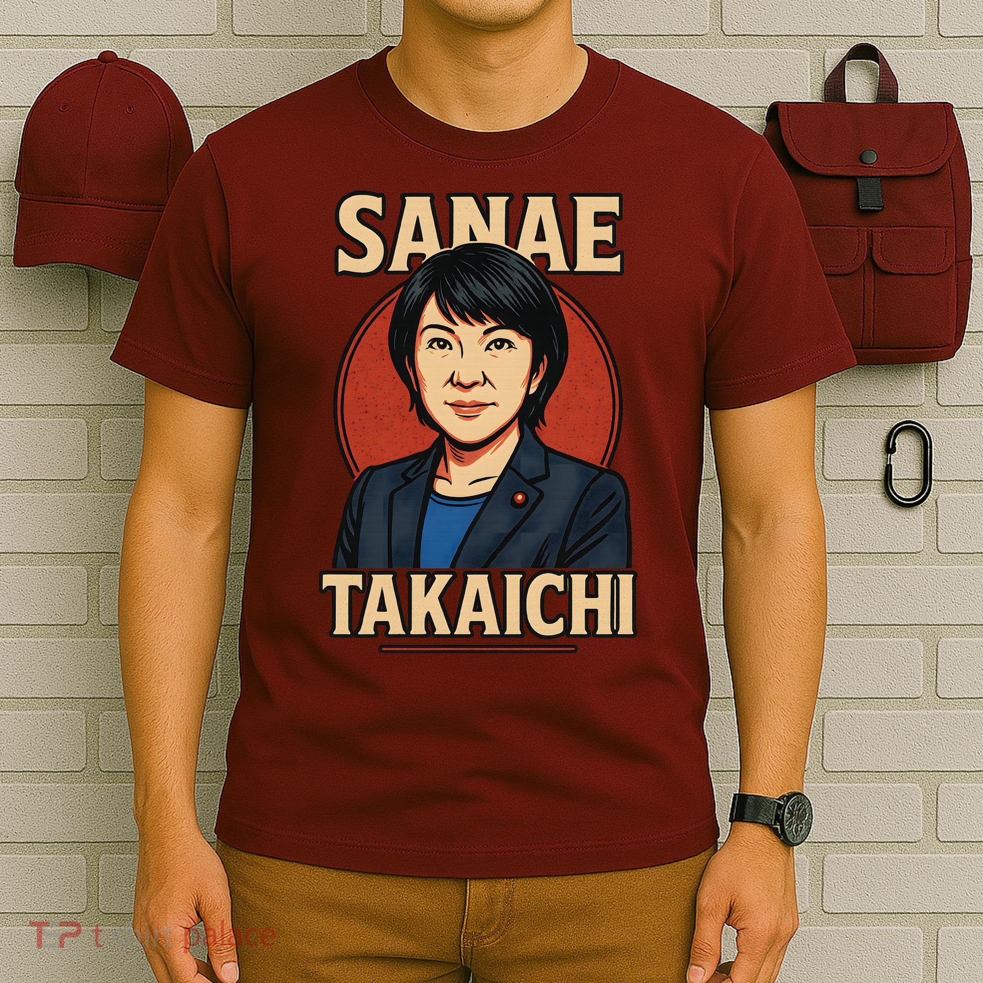 Sanae Takaichi Retro Japanese Politician Political T-Shirt