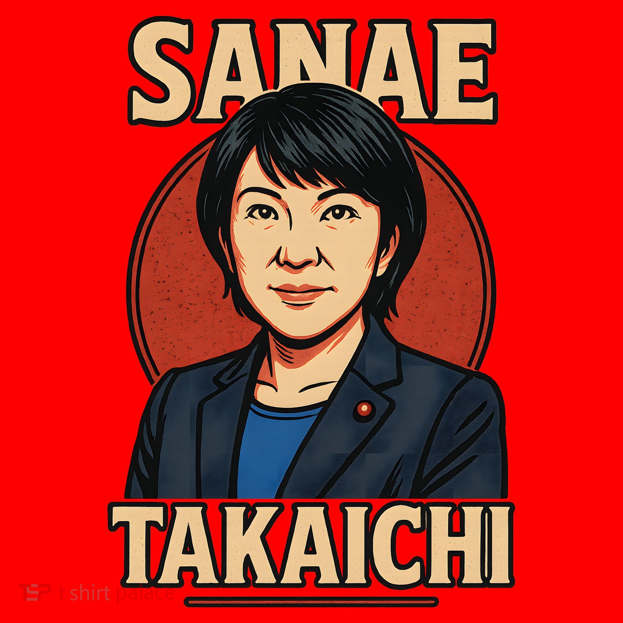 Sanae Takaichi Retro Japanese Politician Political Santa Hat