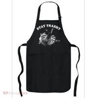 Stay Trashy Raccoon Apron thumb 0