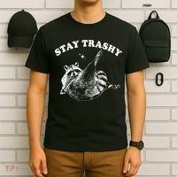 Stay Trashy Raccoon T-Shirt thumb 6