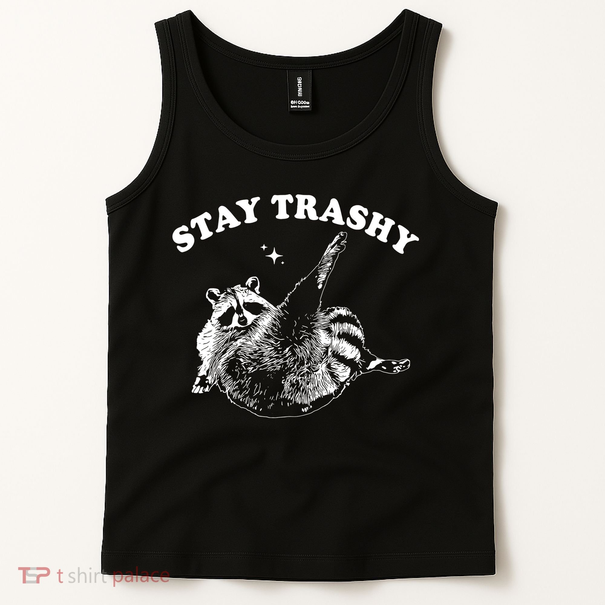 Stay Trashy Raccoon Tank Top