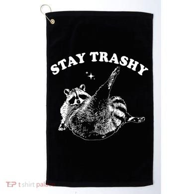 Stay Trashy Raccoon Golf Towel