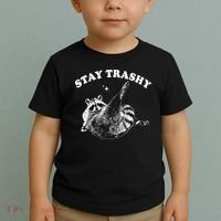 Stay Trashy Raccoon Toddler T-Shirt thumb 2