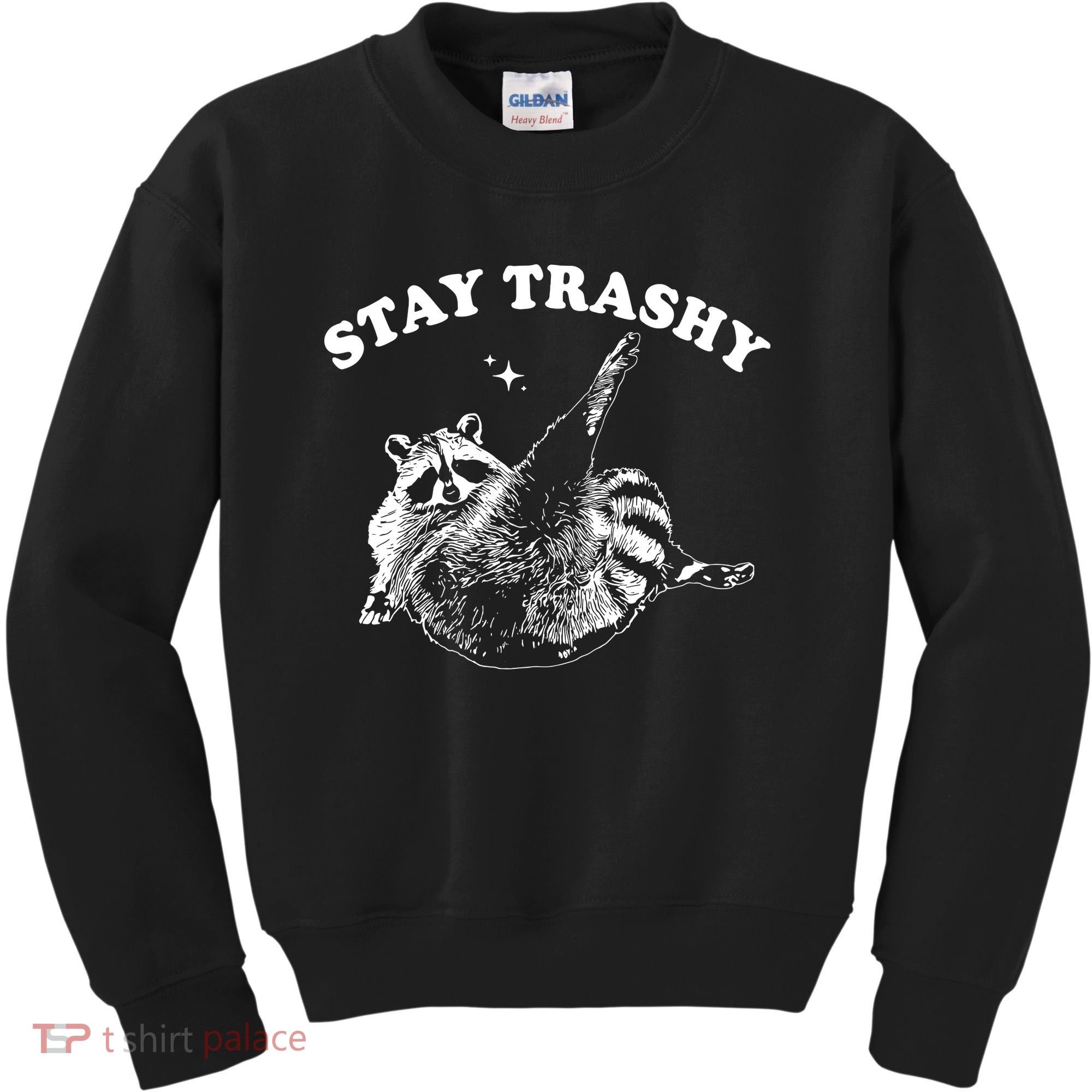 Stay Trashy Raccoon Kids Sweatshirt
