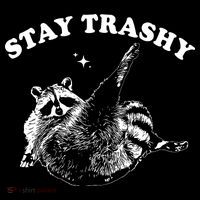 Stay Trashy Raccoon Kids Long Sleeve Shirt thumb 2