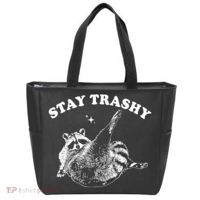 Stay Trashy Raccoon Tote Bag