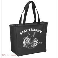 Stay Trashy Raccoon Tote Bag thumb 2