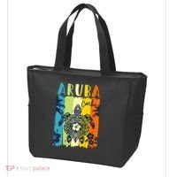 Sea Turtle Retro Aruba Caribe Family Vacation Tote Bag thumb 3