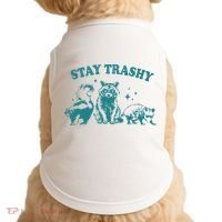 Stay Trashy Raccoon Opossum Skunk Gift Doggie Tank thumb 0