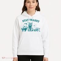 Stay Trashy Raccoon Opossum Skunk Gift Hoodie thumb 5