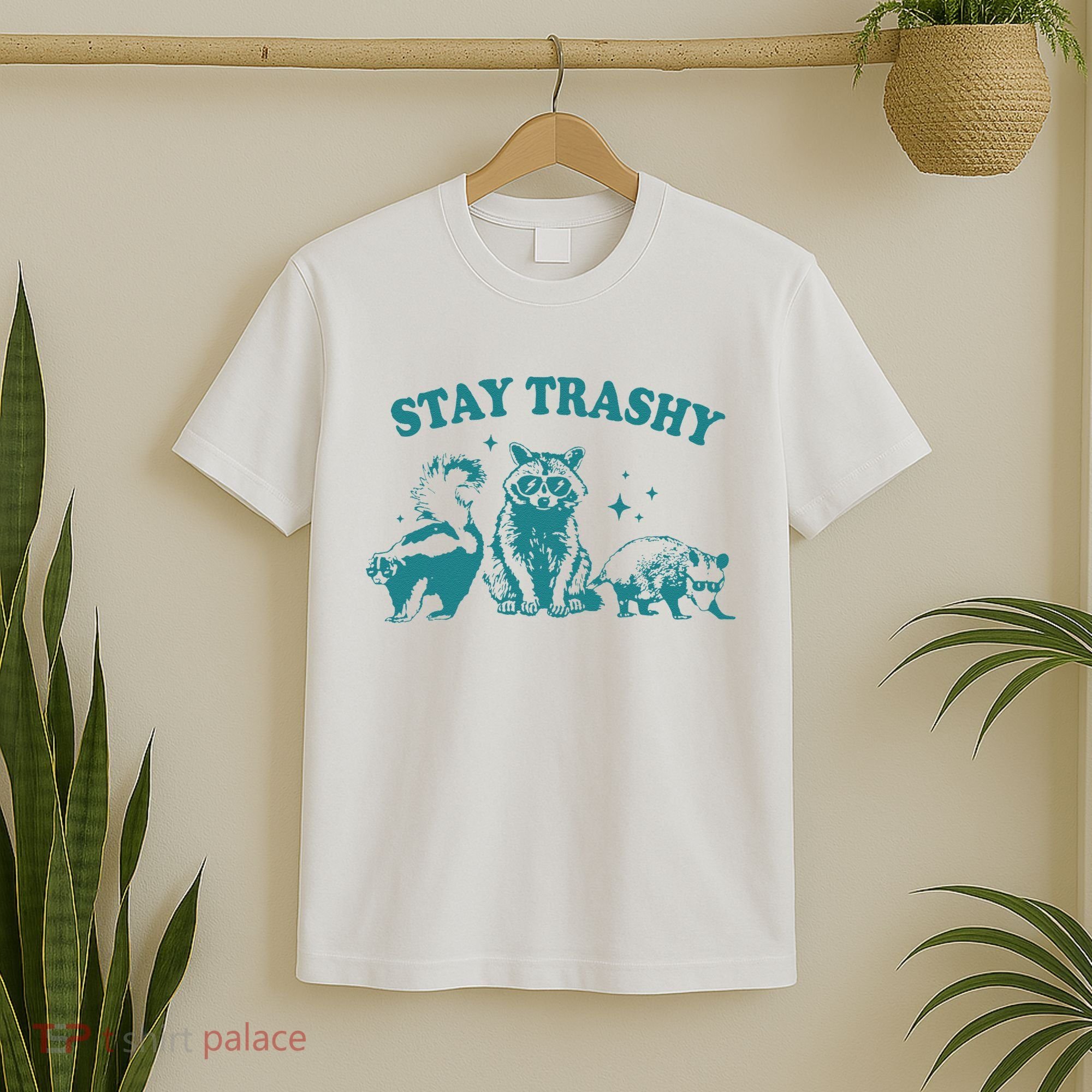 Stay Trashy Raccoon Opossum Skunk Gift T-Shirt