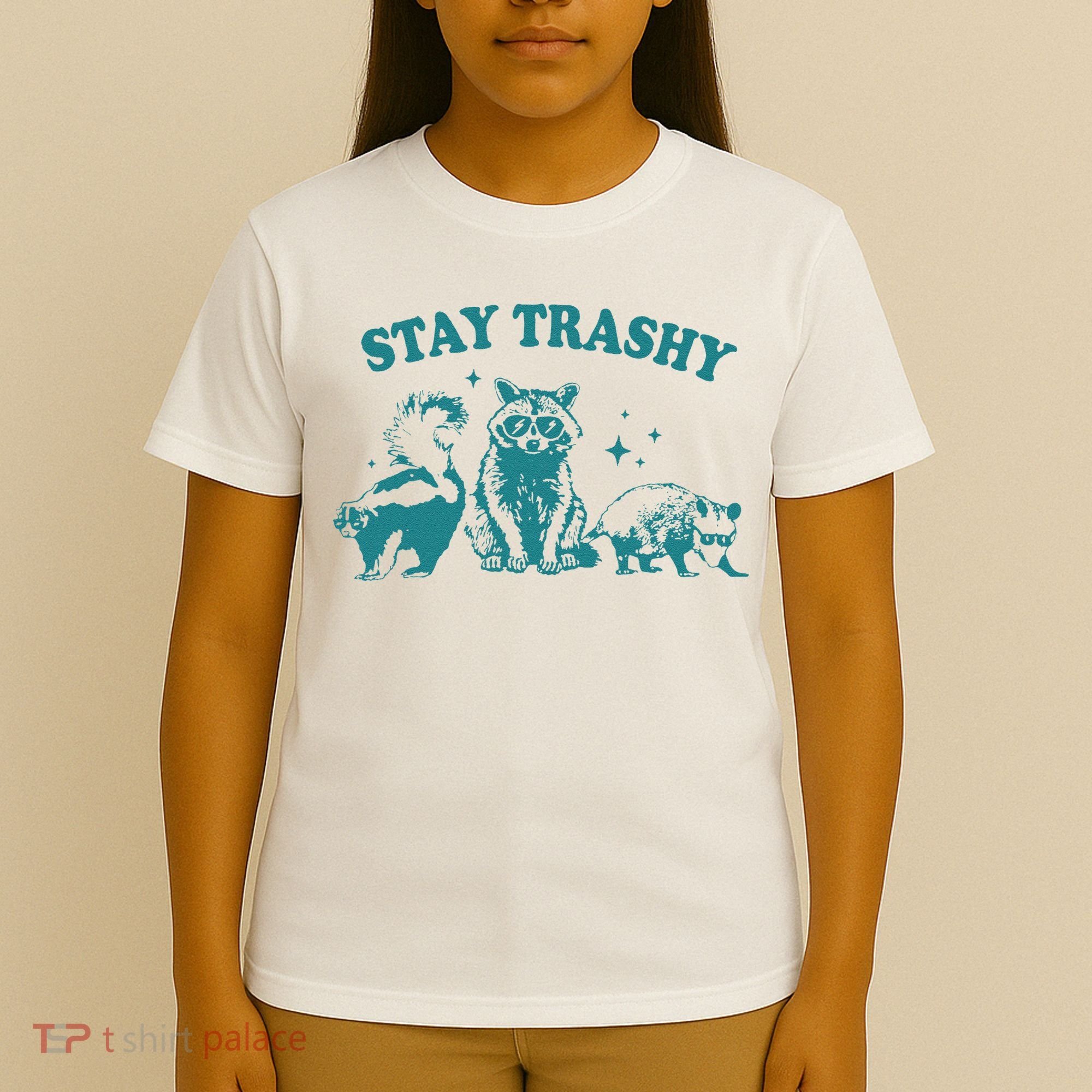 Stay Trashy Raccoon Opossum Skunk Gift T-Shirt
