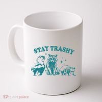 Stay Trashy Raccoon Opossum Skunk Gift Coffee Mug thumb 0