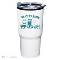 Stay Trashy Raccoon Opossum Skunk Gift Tumbler thumb 0