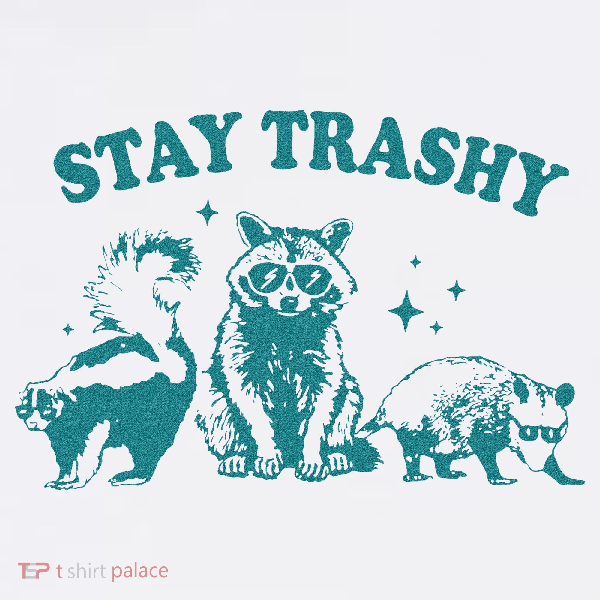 Stay Trashy Raccoon Opossum Skunk Gift Mousepad