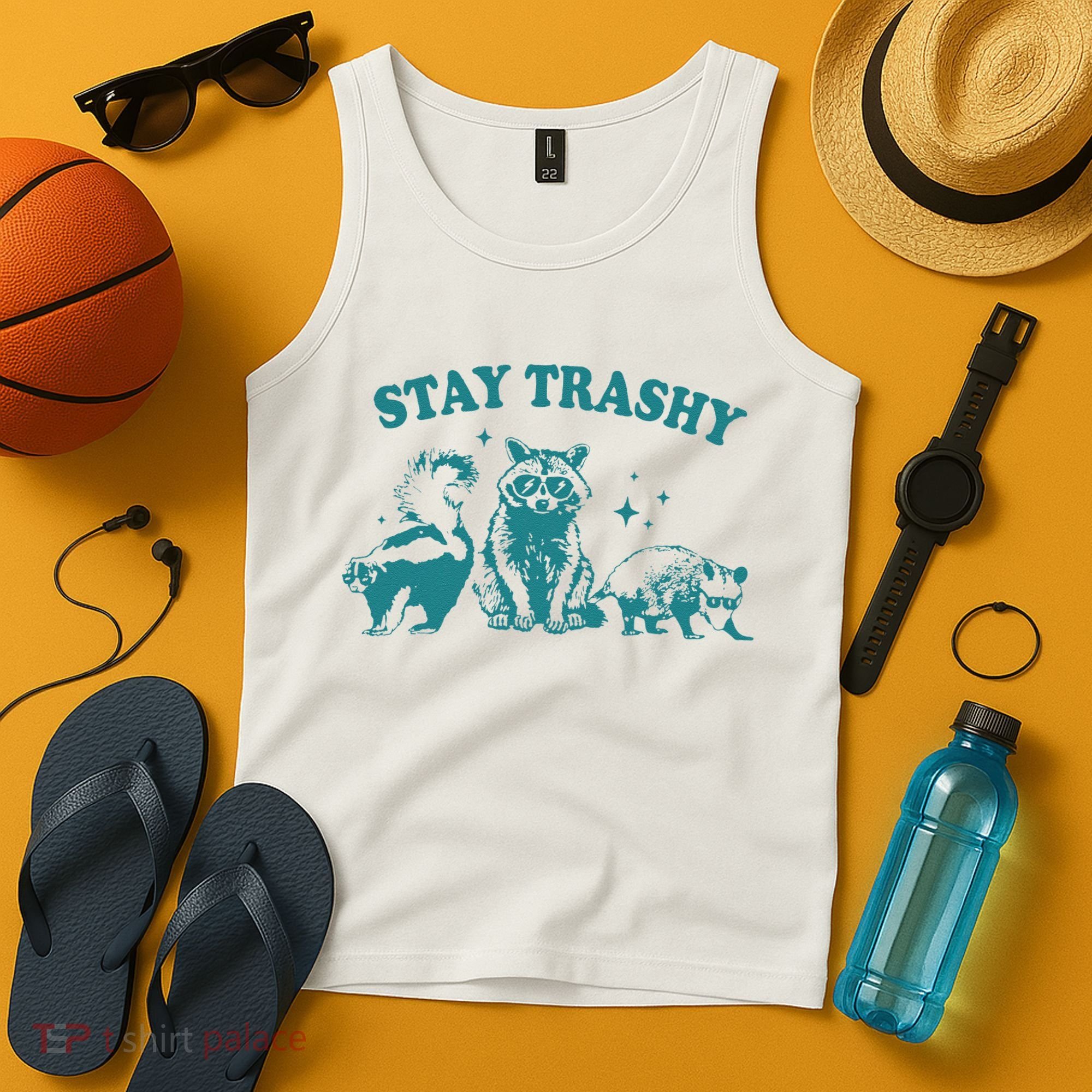 Stay Trashy Raccoon Opossum Skunk Gift Tank Top