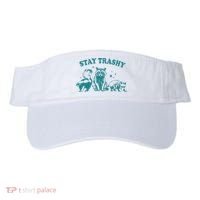 Stay Trashy Raccoon Opossum Skunk Gift Visor thumb 0