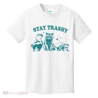 Stay Trashy Raccoon Opossum Skunk Gift Kids T-Shirt thumb 0