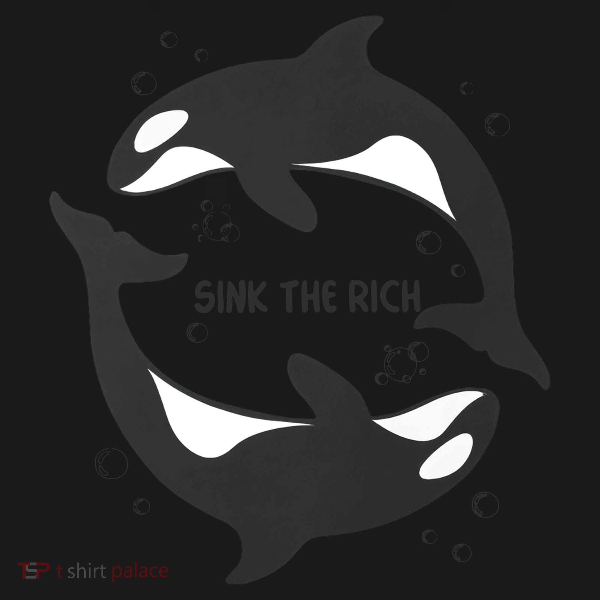 Sink The Rich Gladys The Yacht Sinking Killer Whale Funny Whale Tote Bag