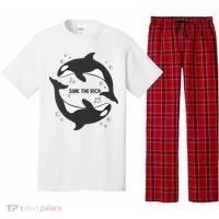 Sink The Rich Gladys The Yacht Sinking Killer Whale Funny Whale Pajama Set thumb 0