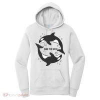Sink The Rich Gladys The Yacht Sinking Killer Whale Funny Whale Women's Hoodie thumb 0
