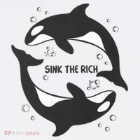Sink The Rich Gladys The Yacht Sinking Killer Whale Funny Whale Baby Bodysuit thumb 2