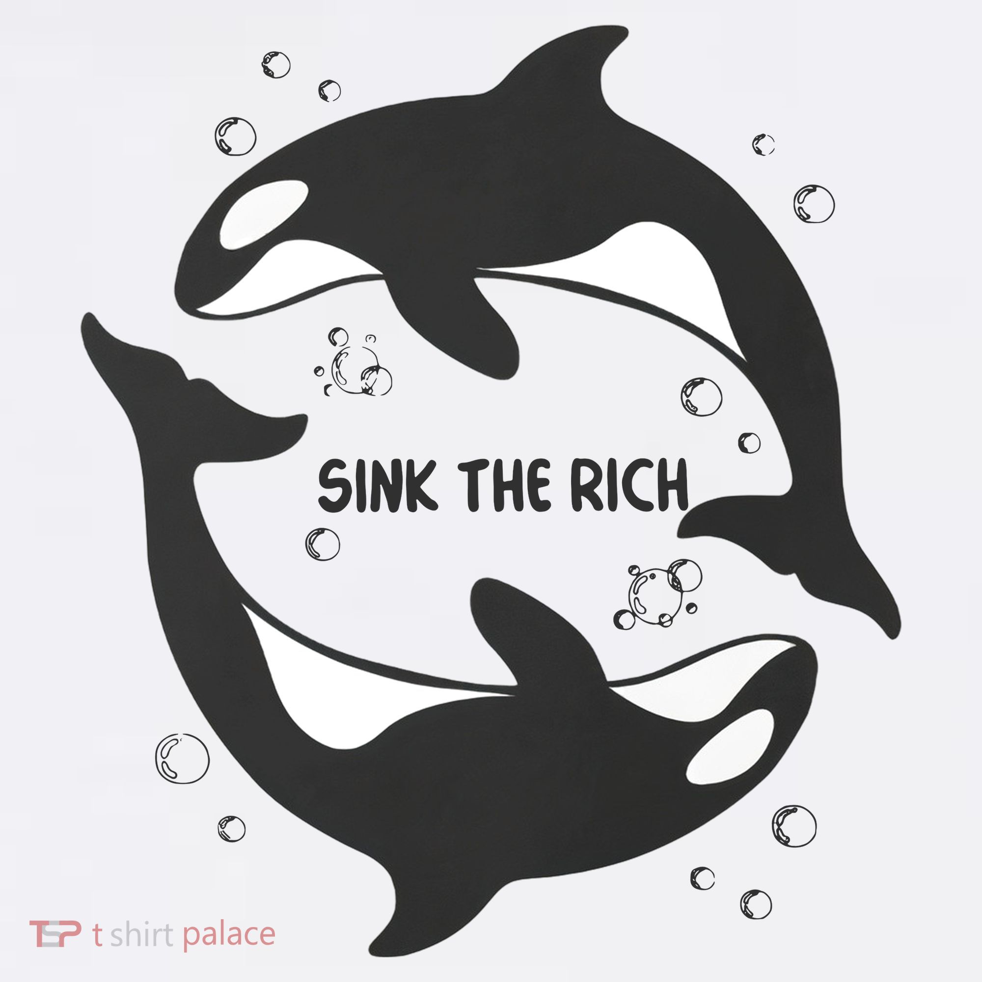 Sink The Rich Gladys The Yacht Sinking Killer Whale Funny Whale Baby Bodysuit