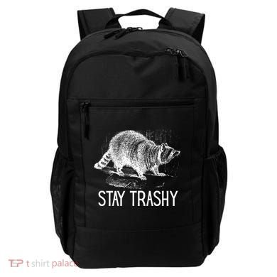 Stay Trashy Raccoon Funny Meme Backpack