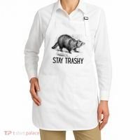 Stay Trashy Raccoon Funny Meme Apron thumb 2