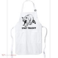 Stay Trashy Raccoon Apron thumb 0