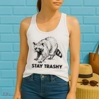 Stay Trashy Raccoon Women's Tank Top thumb 2