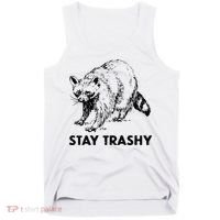 Stay Trashy Raccoon Tank Top thumb 0
