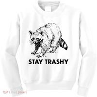 Stay Trashy Raccoon Kids Sweatshirt thumb 0
