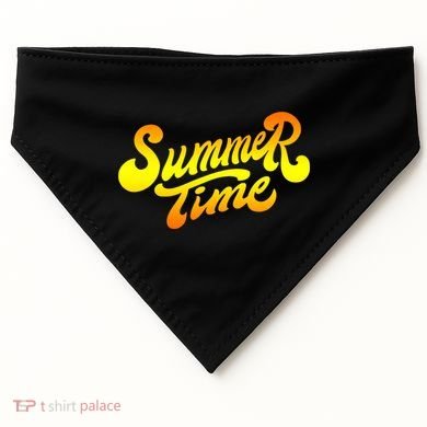 Summer Time Retro USA-Made Doggie Bandana