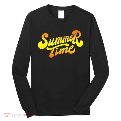 Summer Time Retro Long Sleeve Shirt
