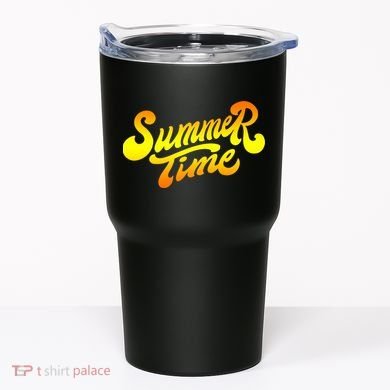 Summer Time Retro Tumbler