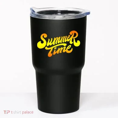 Summer Time Retro Tumbler