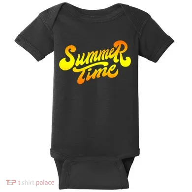 Summer Time Retro Baby Bodysuit