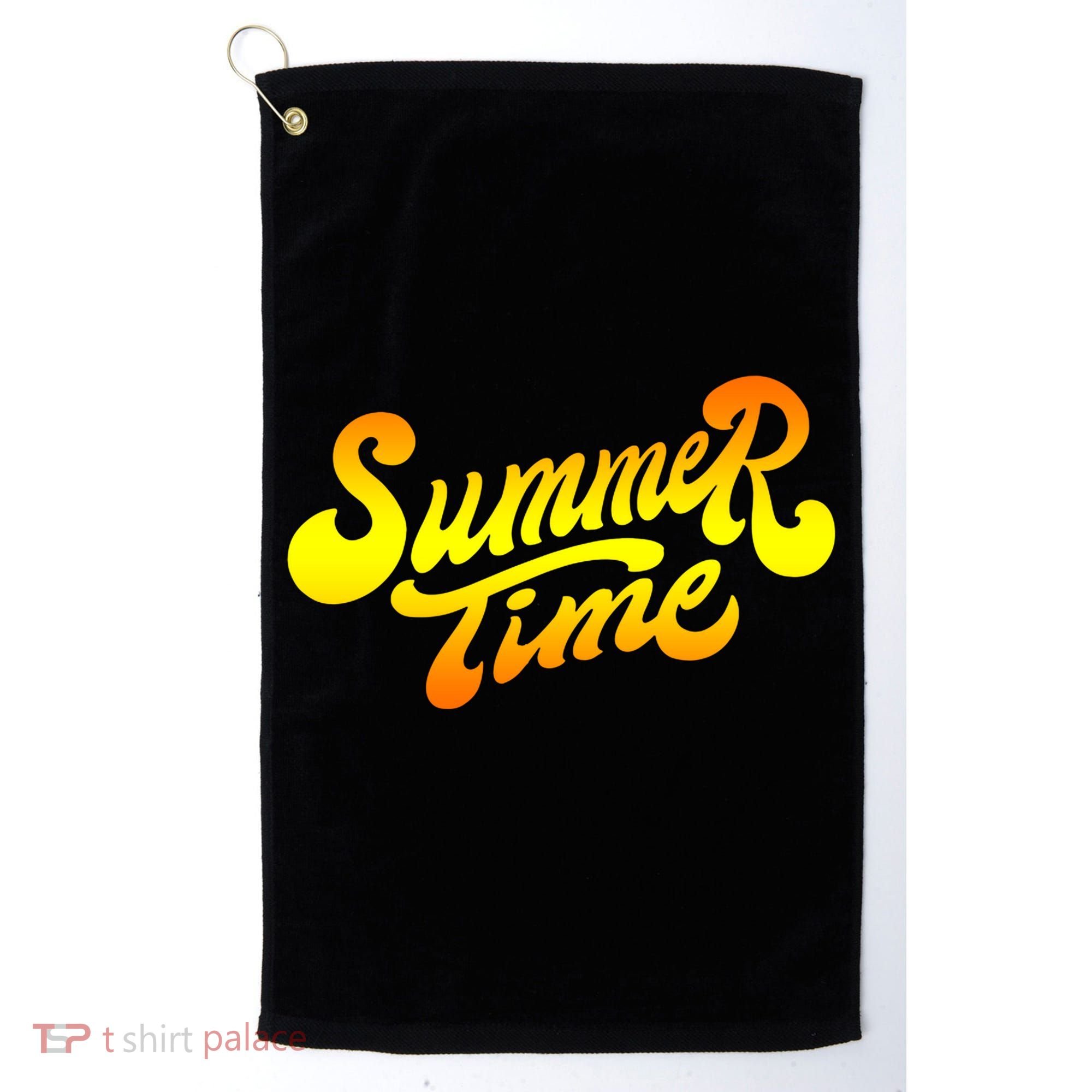 Summer Time Retro Golf Towel
