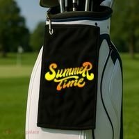 Summer Time Retro Golf Towel thumb 2