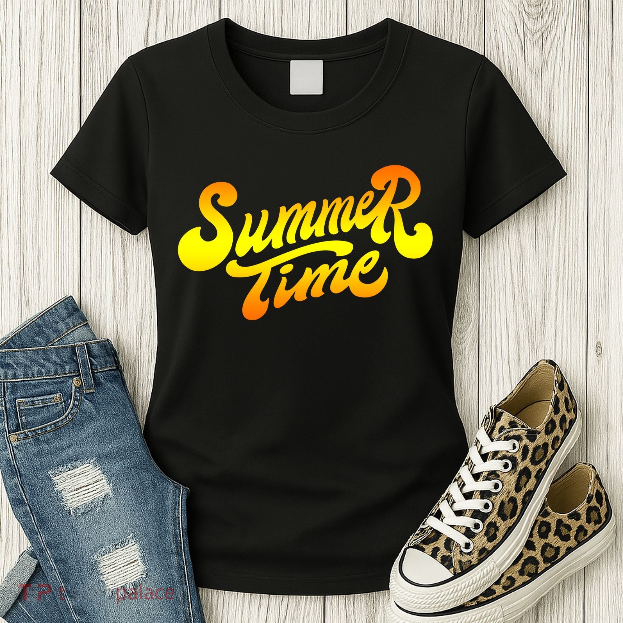 Summer Time Retro Women's T-Shirt