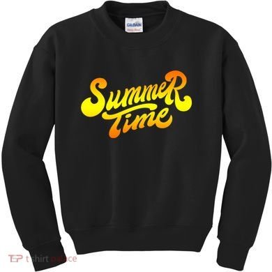 Summer Time Retro Kids Sweatshirt