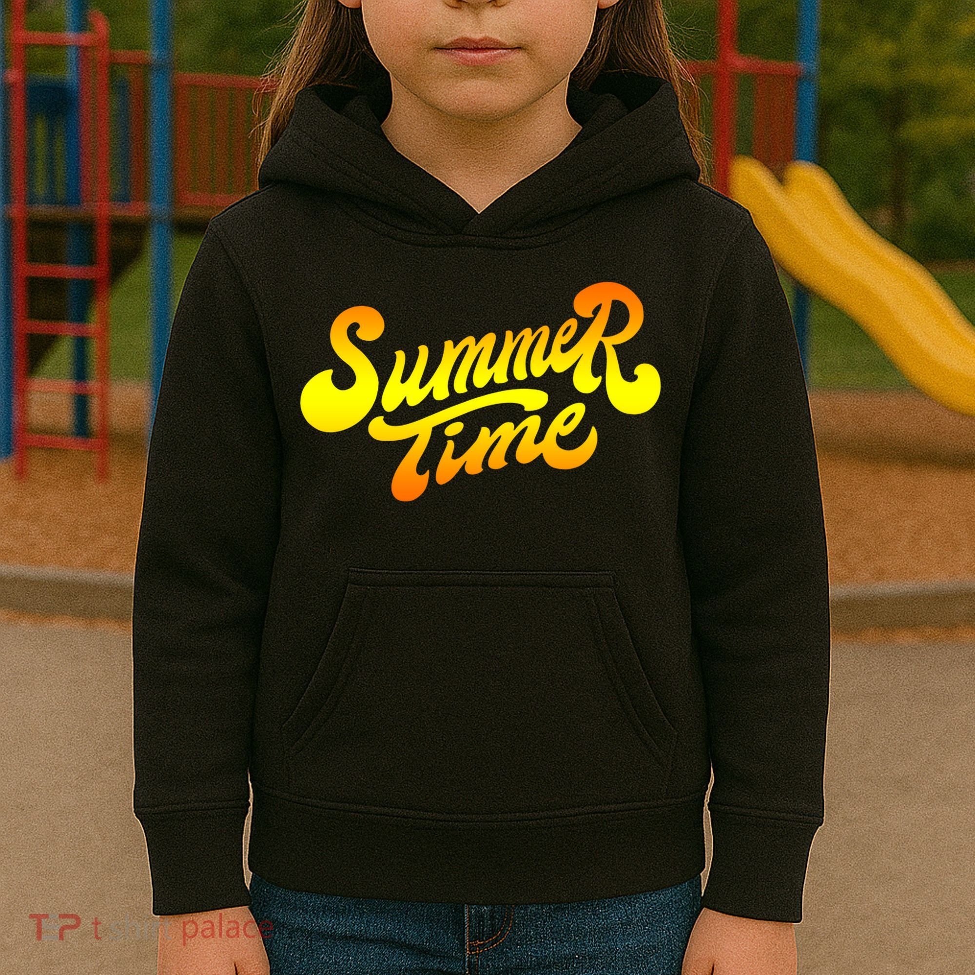 Summer Time Retro Kids Hoodie