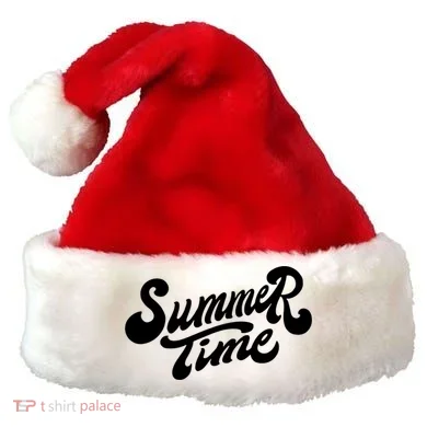 Summer Time Retro Santa Hat