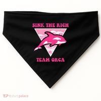 Sink The Rich Tea Orca Whale Apparel USA-Made Doggie Bandana thumb 0