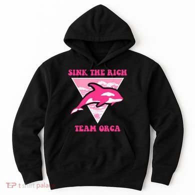 Sink The Rich Tea Orca Whale Apparel Hoodie