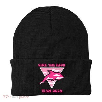 Sink The Rich Tea Orca Whale Apparel Beanie