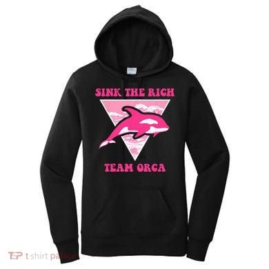 Sink The Rich Tea Orca Whale Apparel Women's Hoodie